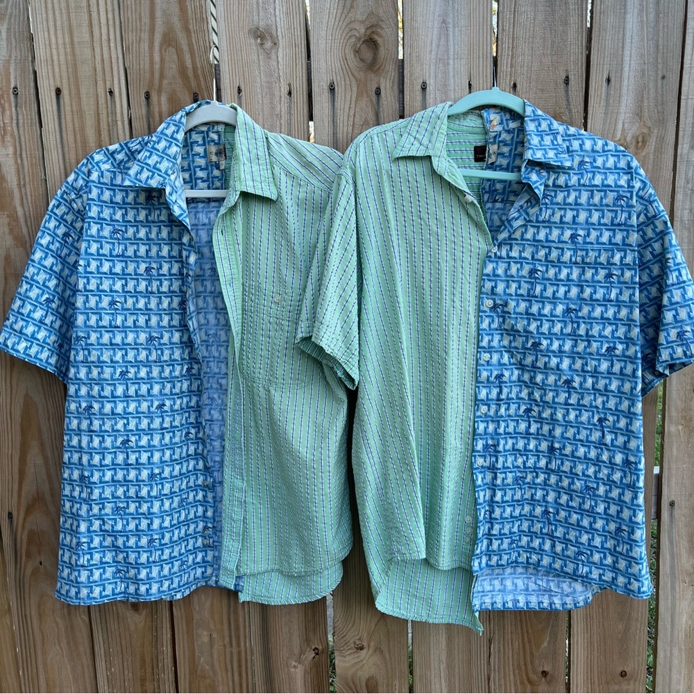 Handmade matching button ups